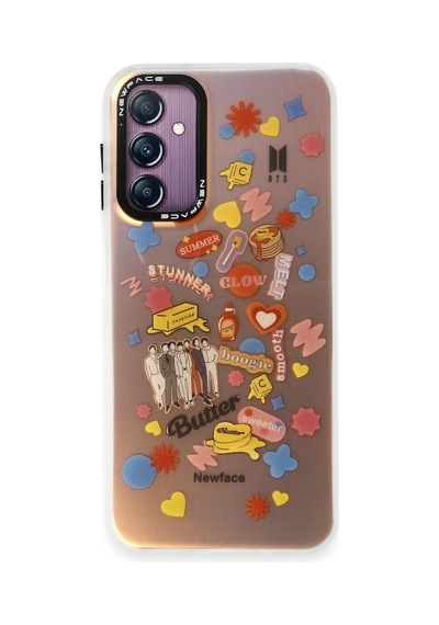 Bezos Samsung Galaxy A14 4g Kılıf Estoril Desenli Kapak - Estoril - 16 Mbt06