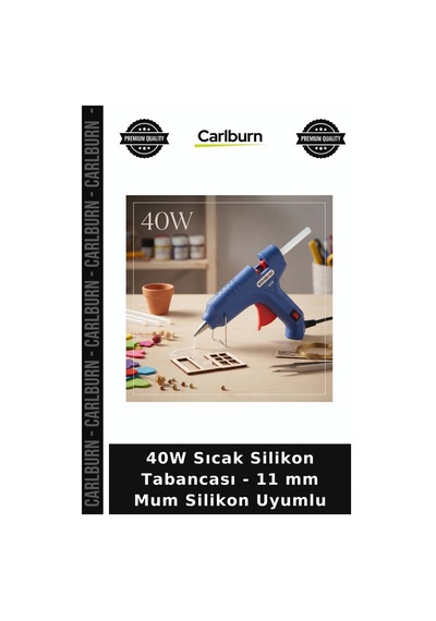 Özel Üretim Hobi Tamirat Atölye Dekoratif 40w Sıcak Silikon Tabancası - 11 Mm Mum Silikon Uyumlu