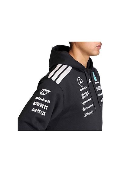 Adidas Mercedes Dr Hood M Erkek Günlük Sweatshirt Kf0166 Siyah