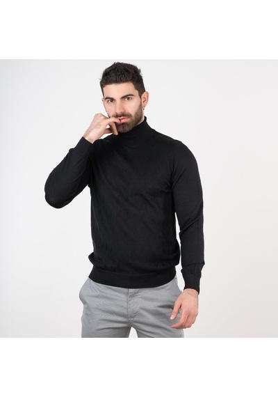 San&Fa Boğazlı Slimfit Erkek Triko Kazak (463171862)