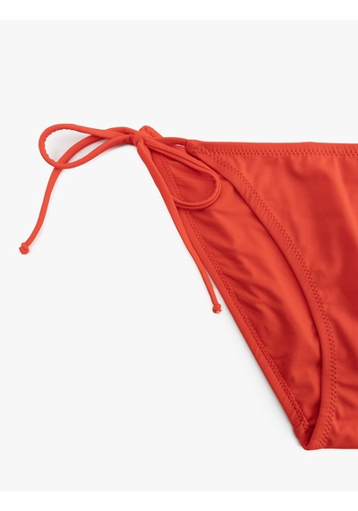 Koton Astarlı Yanları İpli Bikini Altı Kırmızı 5sak00043mm Kırmızı