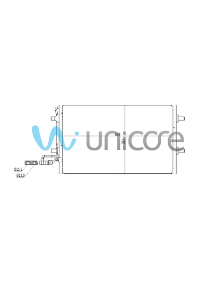 Klima Radyatörü Volvo S40, C30 2004-2012 602 380 / 8623401, 9124389