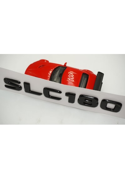 SLC 180 Bagaj Parlak Siyah ABS 3M 3D Yazı Logo