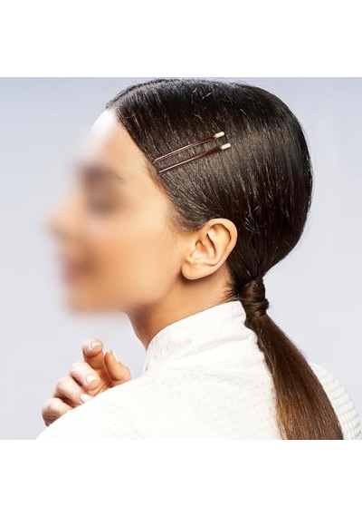 20 Adet Basit Kahverengi Metal Bobby Pin Klasik Kendin Yap Saç Tokaları Saç Barettes Sytling Dekoratif Saç Aksesuarı Kadınlar Kızlar İçin 10 Uzun Ve 10 Kısa Diğer