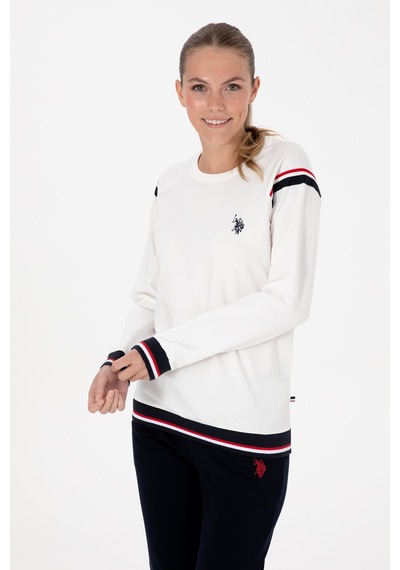 U.s. Polo Assn. Kadın Ekru Pijama Takım 50318818-vr019 Ecru
