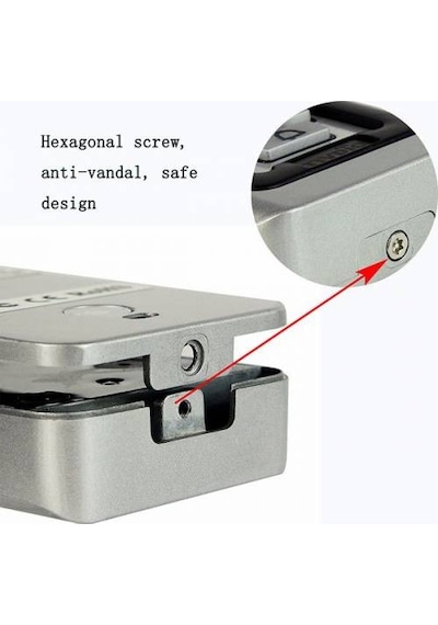Ip68 Metal Su Geçirmez Vandal Proof Arka Tuş Aydınlatmalı