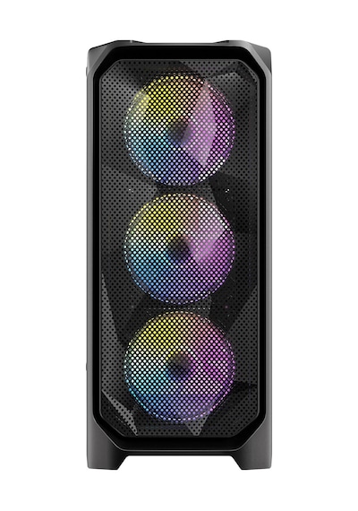 Vx330 Argb, 750w 80+ Bronze Psu Dahil, 4x120mm Argb Fan, Dalgalı Mesh Ön Panel, Temperli Cam, 240mm Radyatör Destekli