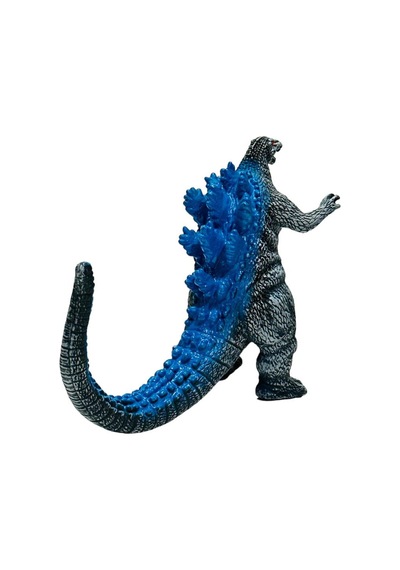 Godzilla Hayvan Gerçekci Sesli Soft Yumuşak Oyuncak Mavi 16x21 Cm