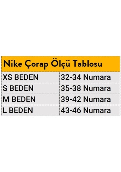 Nike Çorap - Everyday Cush Ankle 3pr - SX7667-901 Siyah-Gri-Beyaz