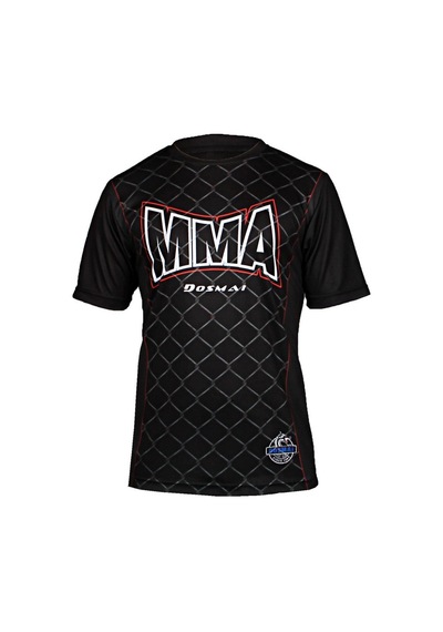 Dosmai Dijital Baskılı Mma Fighter Spor T-shirt Siyah Mmt108