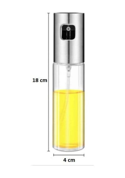 Spreyli Cam Yağdanlık Yağ Sirke Limon Püskürtme Yağdanlığı 100 Ml Gri Diğer