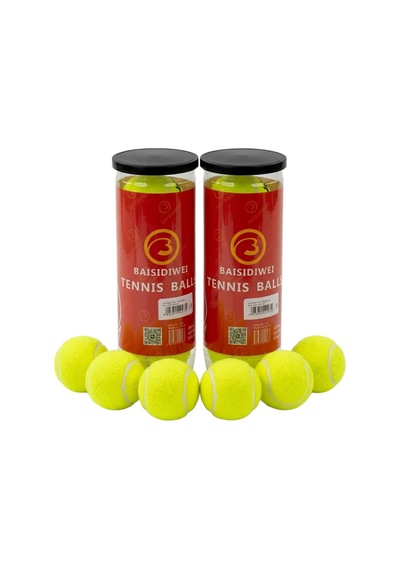 Mey İthalat 6 Lı Tenis Topu Seti Antrenman Ve Günlük Kullanım İçin Uygun