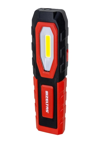 İzeltaş Cob Led Şarjlı Büyük Boy Çalışma Lambası 600 Lm Kırmızı - Siyah