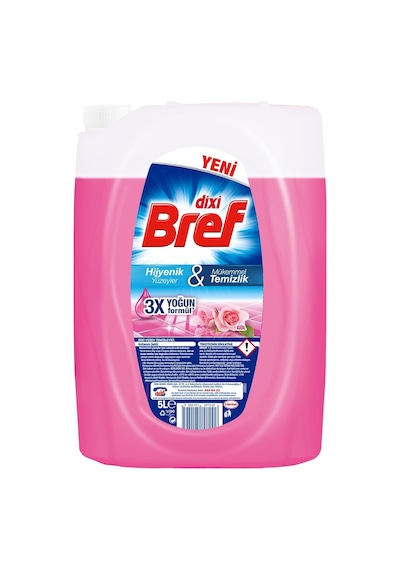 Dixi Yaban Gülü Kokulu 5000 Ml Yüzey Temizleyici 1 X 5000 Ml 10'lu Set