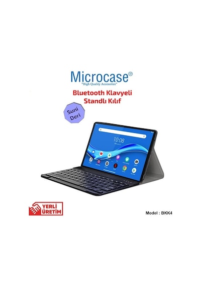 Lenovo Uyumlu M10 Fhd Plus Tb-X606 X606F Bluetooth Klavyeli Kılıf - Bkk4