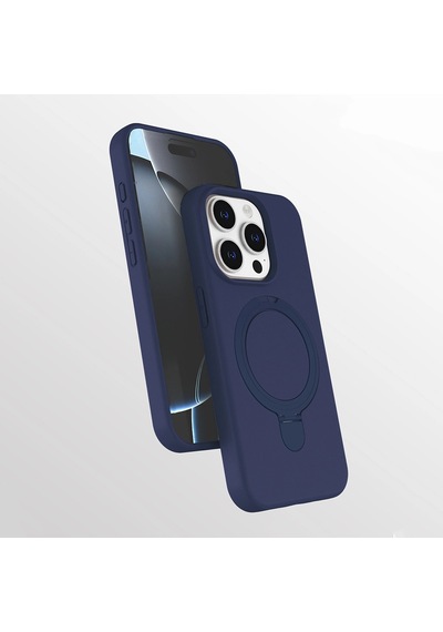 Apple iPhone Uyumlu 14 Pro Kılıf M-safe Şarj Özellikli Standlı Zore Samara Kapak Çok Renkli