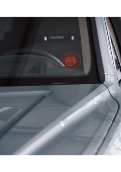 Tüm Bakanlıklar Araç Camı İçin Logo Sticker