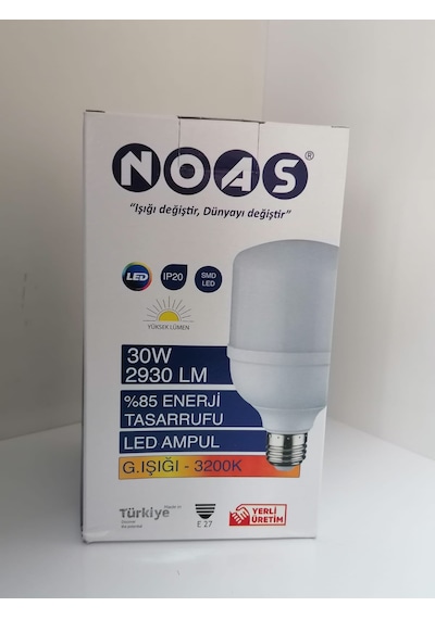 Noas 30W Torch Led Ampul Gün Işığı