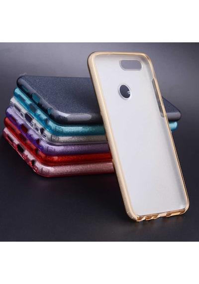 Huawei P Smart Kılıf Zore Shining Simli Silikon Kılıf