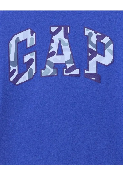 Erkek Bebek Gap Logo T-shirt Mavi-5985 Mavi