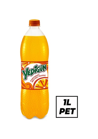 Yedigün Portakal Meyveli Gazoz 1 Lt X 6 Adet