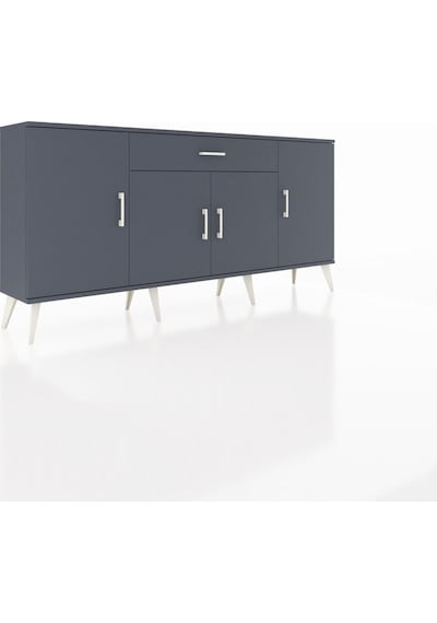 Arges Konsol 3 Raflı Tek Çekmeceli 4 Kapaklı 176x30x83 Antrasit-antrasit/antrasit Antrasit/antrasit Arges Konsol 3 Raflı Tek Çekmeceli 4 Kapaklı 176x30x83 Antrasit-antrasit/antrasit Antrasit/antrasit