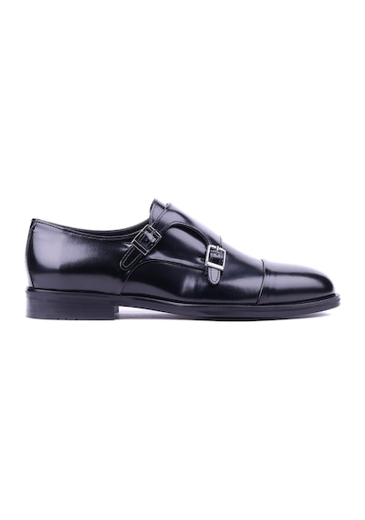Shoetyle - Hakiki Açma Deri Siyah Renk Günlük Erkek Ayakkabı - 250-2379-1536