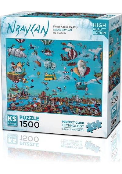 Ks Puzzle 1500 Parça Nbaylan Flying Above The City