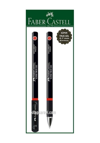 Faber Castell Süper True Jel 0.7 Mm Imza Kalemi Kırmızı