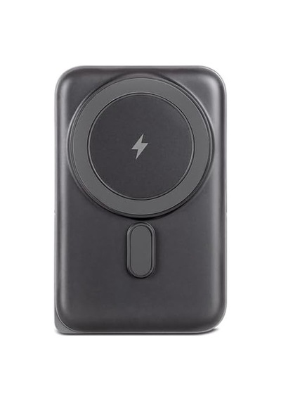Recharger Pro M Lcd 10.000mah Magsafe Uyumlu Pd 20w Stantlı Kablosuz Taşınabilir Hızlı Şarj Aleti/powerbank 2bb222 Siyah