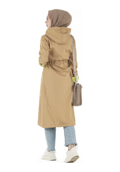 Sevitli Neon Trençkot-camel-2446-camel Camel