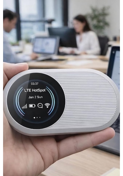 5g Destekli Wi-fi 6 Taşınabilir Cep Modemi, Ekranlı Sim Kart Girişli Kablosuz Mobil Hotspot Router