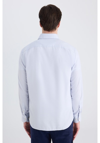 D'S Damat Ds Damat Slim Fit Gri Armürlü Gömlek 5hf02ta08280m Çok Renkli