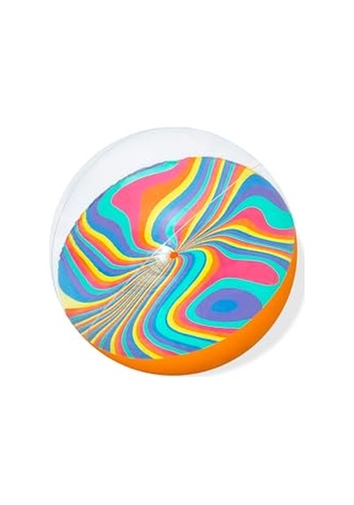 Bestway Şişme Plaj Topu, Tie-dye Tasarım Çocuklar Ve Yetişkinler İçin Su Topu, 46 Cm