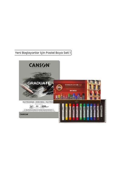Yeni Başlayanlar Için Pastel Boya Seti 1