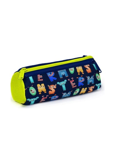 Coral High Kids Lacivert Neon Sarı Monster Desenli 3 Lü Okul Çanta Seti Set0123726 Çok Renkli