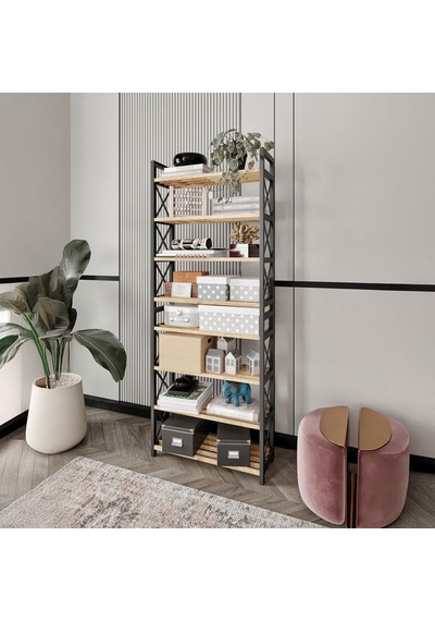 8 Katlı Çok Amaçlı Raf Ayakkabılık 47x18x127 Cm, Mdf Ve Plastik Malzeme, Kolay Kurulum Qr Kodlu, Modern Ve Dek Diğer 8 Katlı Çok Amaçlı Raf Ayakkabılık 47x18x127 Cm, Mdf Ve Plastik Malzeme, Kolay Kurulum Qr Kodlu, Modern Ve Dek Diğer