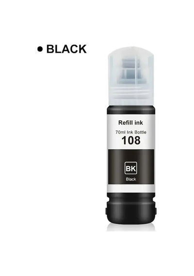Okur Epson 108 Mürekkep Uyumlu L8050, L18050 Black 70ml