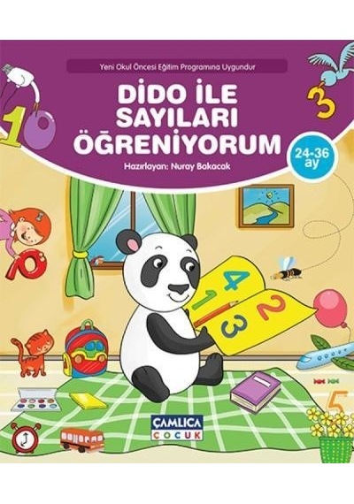Dido ile Sayıları Öğreniyorum  - Nuray Bakacak  - Çamlıca Çocuk Yayınları