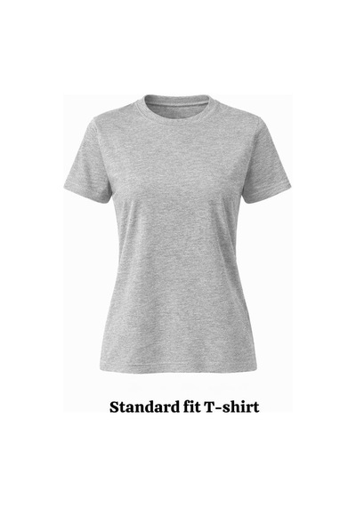 Kadın Gri Basic Pamuk T-shirt Gri