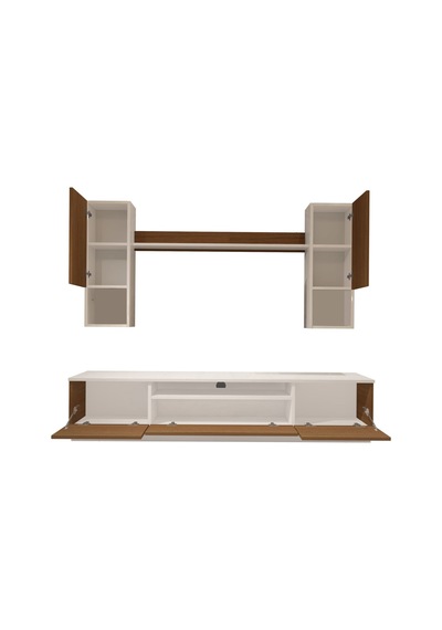 Decoraktiv Trendstyle 5das Slm Tv Ünitesi Tv Sehpası Beyaz - Ceviz Decoraktiv Trendstyle 5das Slm Tv Ünitesi Tv Sehpası Beyaz - Ceviz