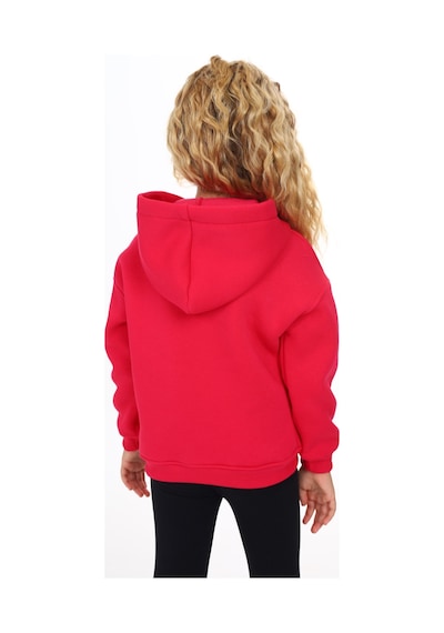 Toontoy Kız Çocuk Baskılı Sweatshirt Koyu Fuşya