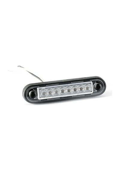 Frıstom 12v-24v Parmak Lamba 8-ledli Kırmızı 120 12 Mm E9