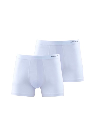 Blackspade Erkek Boxer 2'Li Paket Loose Fit 9626 Beyaz