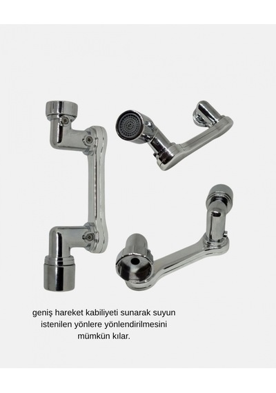 Dönebilir Musluk Başlığı Lavabo Temizliği Ve El-yüz Yıkamada Maksimum Rahatlık Çok Renkli