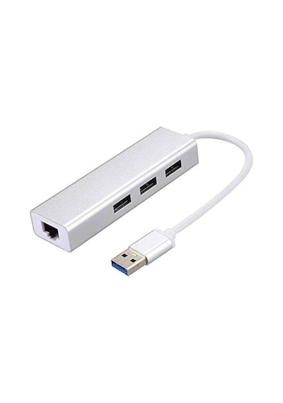Usb Gigabit Ethernet Adaptör Usb 3.0 Gigabit Ethernet Usb Hub Usb 3.0 Çoğaltıcı Apple Uyumlu MacBook