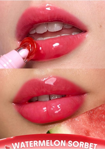 Sheglam Crystal Glaze Dudak Parlatıcısı,dolgun Ve Parlak Etki Dudak Parlatıcıları Watermelon Sorbet