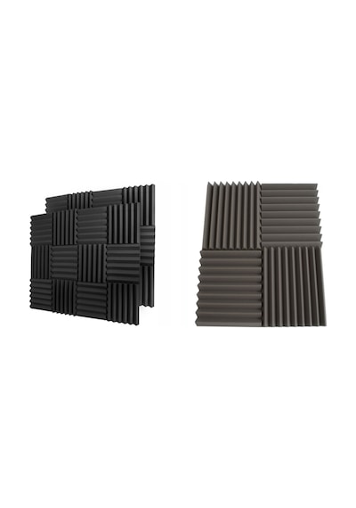 Zigzag Akustik Ses Yalıtımı Süngeri Yapışkanlı 40mm 100x100