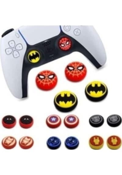 Batman Ps3-ps4-ps5-xbox One-x-s-series X Series S Analog Koruyucu Silikon Pad