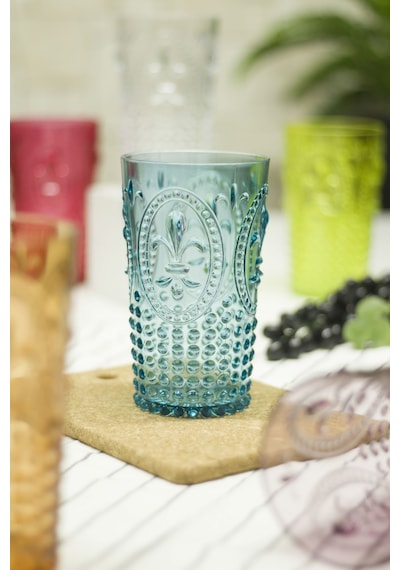 Akrilik Renkli 6'lı Uzun Bardak & Su Meşrubat Bardağı 750 ml ( Büyük Boy & Cam Değildir)